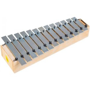Studio 49 Nickel Plated 16 Note Diatonic Alto Glockenspiel With Mallets Studio 49 Nickel Plated 16 Note Diatonic Alto Glockenspiel With Mallets