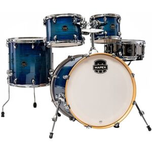 Mapex Armory 22 Rock Fusion 5pc Shell Pack Blue Wave Burst Mapex Armory 22 Rock Fusion 5pc Shell Pack Blue Wave Burst