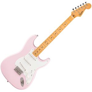 Squier Classic Vibe 50s Stratocaster HT MN Parchment Pickguard Shell Pink Squier Classic Vibe 50s Stratocaster HT MN Parchment Pickguard Shell Pink