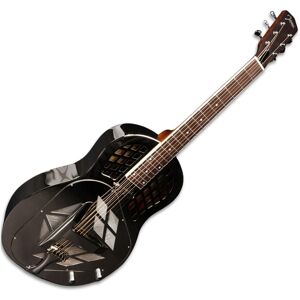 Johnson Resonator JR-999E-PN Tricone Metal Body Electric Polished Nickel Johnson Resonator JR-999E-PN Tricone Metal Body Electric Polished Nickel