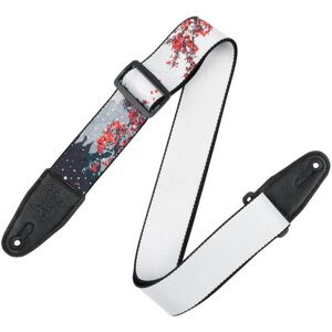 Levys Nature Series 2" Polyester Guitar Strap Cherry Blossoms Levys Nature Series 2" Polyester Guitar Strap Cherry Blossoms