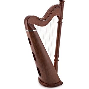 22 String Pillar Harp by Gear4music Walnut 22 String Pillar Harp by Gear4music Walnut