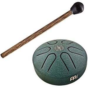 Meinl Sonic Energy 3" Pocket Steel Tongue Drum A Major 6 notes 440 Hz Dark Green Germ of Life Meinl Sonic Energy 3" Pocket Steel Tongue Drum A Major 6 notes 440 Hz Dark Green Germ of Life