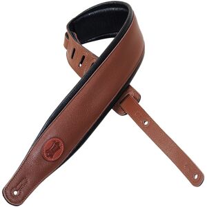 Levys Signature Legacy 3.25" Leather Guitar Strap Brown Levys Signature Legacy 3.25" Leather Guitar Strap Brown