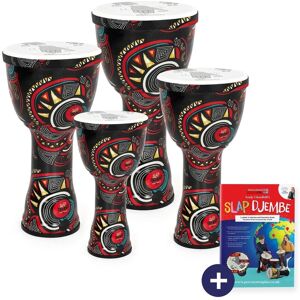 Percussion Plus Slap Djembe Pack Pre-Tuned 4 Mixed Player Pack Carnival Percussion Plus Slap Djembe Pack Pre-Tuned 4 Mixed Player Pack Carnival