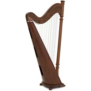 Deluxe 38 String Pillar Harp by Gear4music Walnut Deluxe 38 String Pillar Harp by Gear4music Walnut