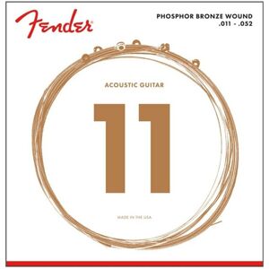 Fender 60CL Phosphor Bronze Acoustic Strings 11-52 Fender 60CL Phosphor Bronze Acoustic Strings 11-52