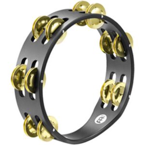 Meinl Percussion 2 Row Compact Tambourine Brass Jingles CTA2BBK Meinl Percussion 2 Row Compact Tambourine Brass Jingles CTA2BBK