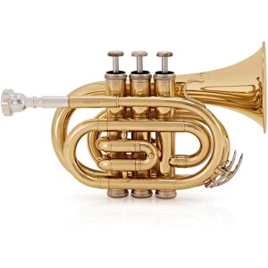 Pocket Trumpet by Gear4music Gold Pocket Trumpet by Gear4music Gold