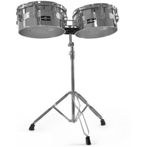 Timbales 13" x 14" with stand by Gear4music Timbales 13" x 14" with stand by Gear4music