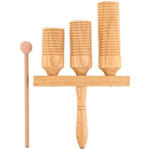 3 Tone Wooden Agogo by Gear4music 3 Tone Wooden Agogo by Gear4music