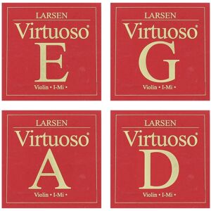 Larsen Strings Larsen Virtuoso Violin String Set Ball End E Heavy Larsen Strings Larsen Virtuoso Violin String Set Ball End E Heavy