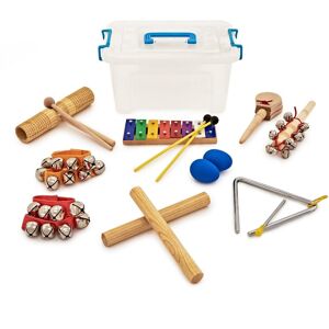 Rhythm Selection 9 Piece Kids Percussion Set by Gear4music Rhythm Selection 9 Piece Kids Percussion Set by Gear4music