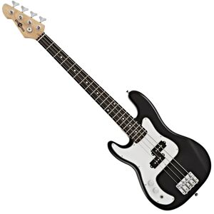 3/4 LA Left Handed Bass Guitar by Gear4music Black 3/4 LA Left Handed Bass Guitar by Gear4music Black