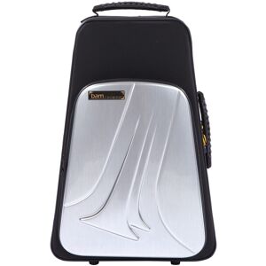 BAM New Trekking Double Trumpet Case Brushed Aluminium BAM New Trekking Double Trumpet Case Brushed Aluminium