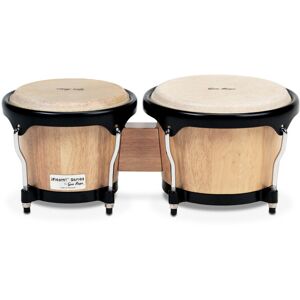 Gon Bops Fiesta Bongo 7" & 8.5" Natural with Black Hardware Gon Bops Fiesta Bongo 7" & 8.5" Natural with Black Hardware