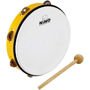 Nino by Meinl 10" ABS Tambourine Yellow Nino by Meinl 10" ABS Tambourine Yellow