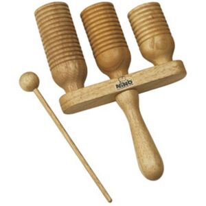 Nino by Meinl NINO561 Wood A-Go-Go Triple Row Nino by Meinl NINO561 Wood A-Go-Go Triple Row