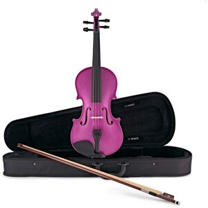 Student Full Size Violin by Gear4music Purple Sparkle Student Full Size Violin by Gear4music Purple Sparkle