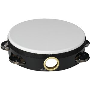 Remo 6 Single Row Pre-Tuned Medium/High Pitched Tambourine Black Remo 6 Single Row Pre-Tuned Medium/High Pitched Tambourine Black