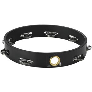 Remo 10 Single Row Headless Tambourine Black Remo 10 Single Row Headless Tambourine Black