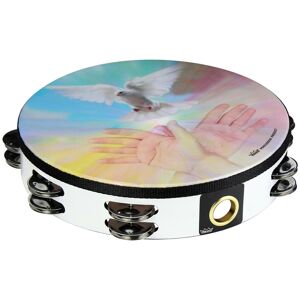 Remo 10 Double Row Pre-Tuned Tambourine Ruach Spirit Remo 10 Double Row Pre-Tuned Tambourine Ruach Spirit