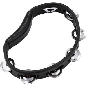 Meinl Tour Hand Tambourine Steel Jingles Black Meinl Tour Hand Tambourine Steel Jingles Black