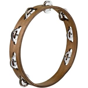 Meinl Tambourine Steel Jingles Walnut Brown Meinl Tambourine Steel Jingles Walnut Brown
