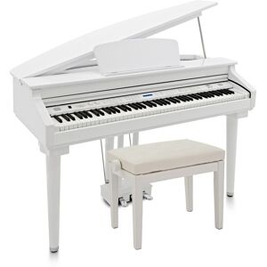 GDP-200 Digital Grand Piano with Stool by Gear4music Gloss White GDP-200 Digital Grand Piano with Stool by Gear4music Gloss White