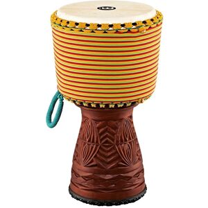 Meinl Artisan Series 12 Tongo Carved Djembe Coloured Rope Meinl Artisan Series 12 Tongo Carved Djembe Coloured Rope