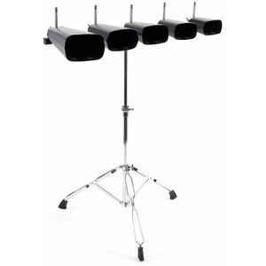 Cowbell Set with Stand by Gear4music Cowbell Set with Stand by Gear4music