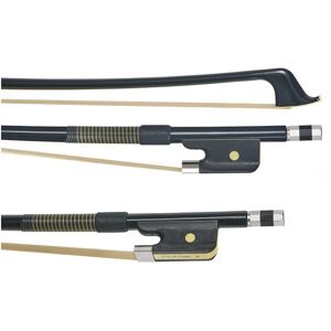 P&H Bows P&H Double Bass Bow Black Fibreglass 4/4-3/4 P&H Bows P&H Double Bass Bow Black Fibreglass 4/4-3/4