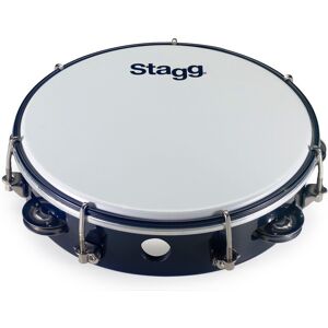 Stagg 8 Plastic Tambourine Black Stagg 8 Plastic Tambourine Black