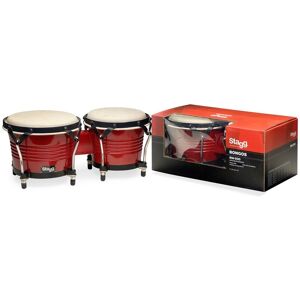 Stagg Wood Bongos Cherry Stagg Wood Bongos Cherry