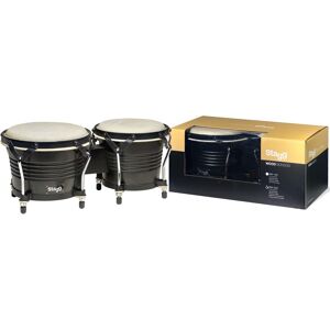 Stagg Wood Bongos Black Stagg Wood Bongos Black