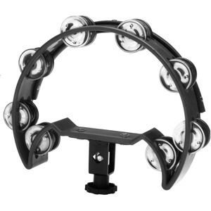Stagg 1/2 Moon Drumset Tambourine Black Stagg 1/2 Moon Drumset Tambourine Black