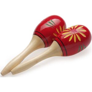Stagg 26cm Wood Maracas Red Stagg 26cm Wood Maracas Red