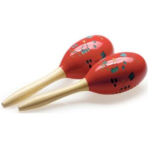 Stagg 28cm Wood Maracas Red Stagg 28cm Wood Maracas Red