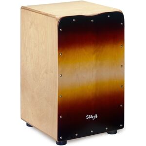 Stagg Medium Sized Sunburst Cajon w/ Bag Stagg Medium Sized Sunburst Cajon w/ Bag