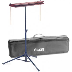 Stagg 5 Piece Wood Temple Block Set With Stand & Bag Stagg 5 Piece Wood Temple Block Set With Stand & Bag