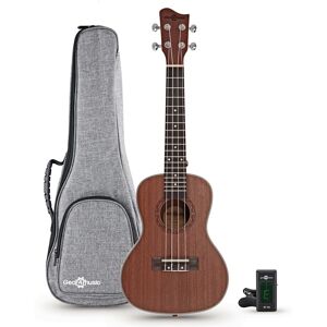 Sapele Concert Ukulele Pack by Gear4music Sapele Concert Ukulele Pack by Gear4music