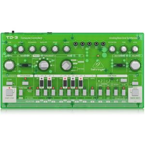 Behringer TD-3 Analog Bass Line Synthesizer Transparent Green Behringer TD-3 Analog Bass Line Synthesizer Transparent Green