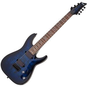 Schecter Omen Elite-7 7 String See-Thru Blue Burst Schecter Omen Elite-7 7 String See-Thru Blue Burst