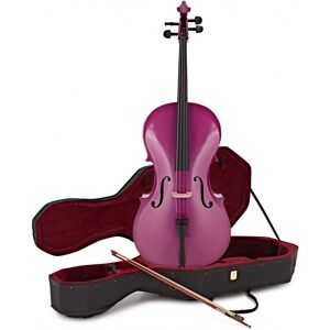 Student Full Size Cello by Gear4music Purple Sparkle Student Full Size Cello by Gear4music Purple Sparkle