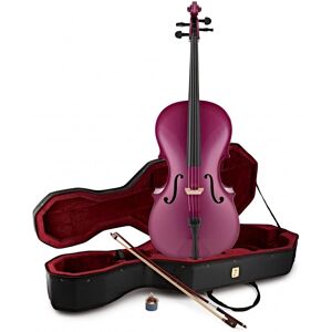 Student 1/2 Size Cello by Gear4music Purple Sparkle Student 1/2 Size Cello by Gear4music Purple Sparkle