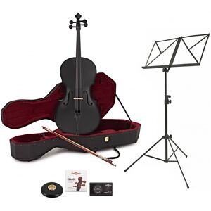 Student 1/2 Size Cello Beginner Pack by Gear4music Black Student 1/2 Size Cello Beginner Pack by Gear4music Black