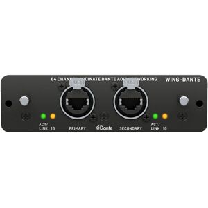 Behringer WING 64x64-Channel Audinate Dante Expansion Card Behringer WING 64x64-Channel Audinate Dante Expansion Card