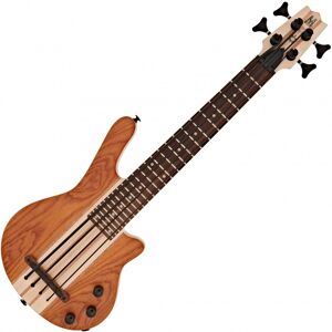 Mahalo Solid Electric Bass Ukulele Transparent Brown Mahalo Solid Electric Bass Ukulele Transparent Brown
