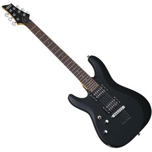 Schecter C-6 Deluxe Left Handed Electric Guitar Satin Black Schecter C-6 Deluxe Left Handed Electric Guitar Satin Black