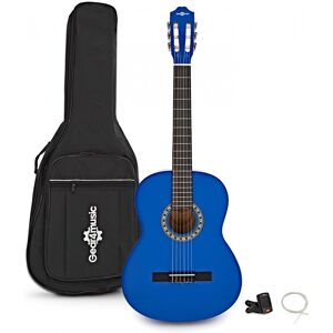 Classical Guitar Pack Dark Blue by Gear4music Classical Guitar Pack Dark Blue by Gear4music